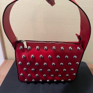 Red Studded Women's Bag (Pre-Owned) (READ DESCRIPTION)